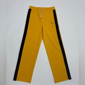 Celine Men's Yellow and Black Snap Joggers